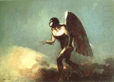 The Winged Man or the Fallen Angel, Odilon Redon